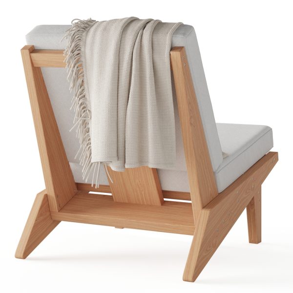 Sillón de Terraza Modelo Okinawa | Madera Natural – Santiago de Chile