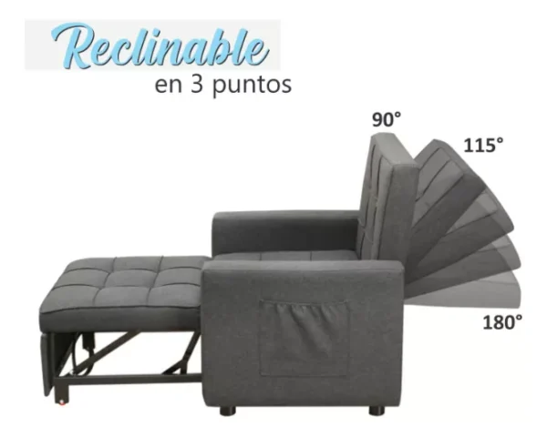 Sofá Cama Individual Valparaíso | Sofá Cama en Chile