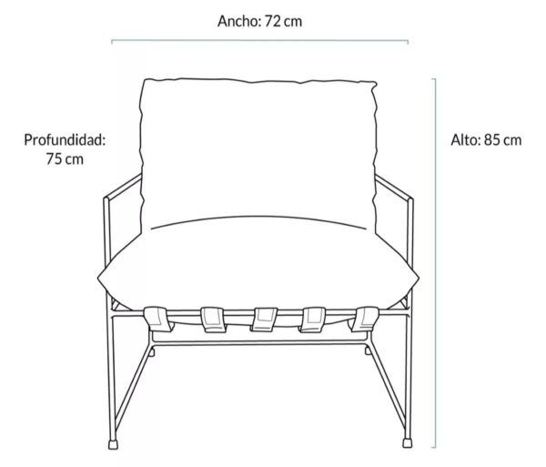 Poltrona (Sitial) Villarrica | Diseño Moderno en Santiago de Chile
