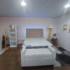 Respaldo de cama 2 plaza con luces LED